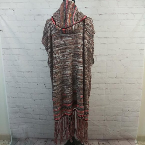 Free People Jungle Heat Fringe Cardigan Sz Medium - Picture 6 of 13